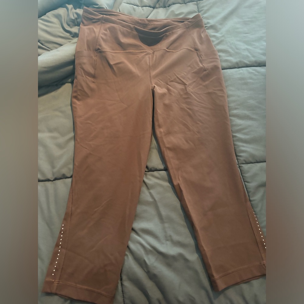 Lululemon Brown Cropped Leggings size 12